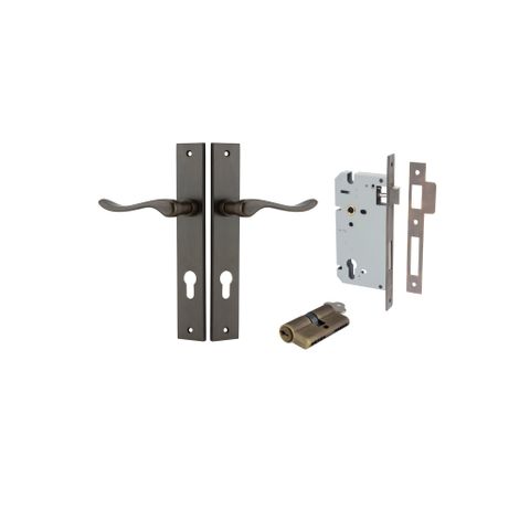 Dr TRA10920KENTR60KK Lvr Strlg Rectg Euro Pr Signtr Brass H240XW38XP64 Ent Kit