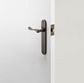 Door TRA10924 Lever Stirling Oval Latch Pr Sb H240xw40xp64mm