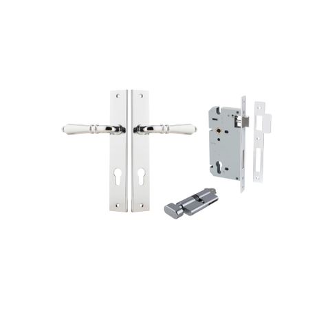 Dr TRA11700KENTR60KT Lvr Srlt Rectg Euro Polished Chrome H240XW38XP55 Entr Kit