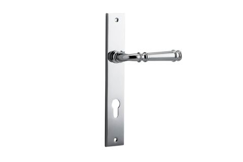 Door TRA11706E85 Lever Verona Rectangular Euro Pc Ctc85mm H240xw38xp59mm