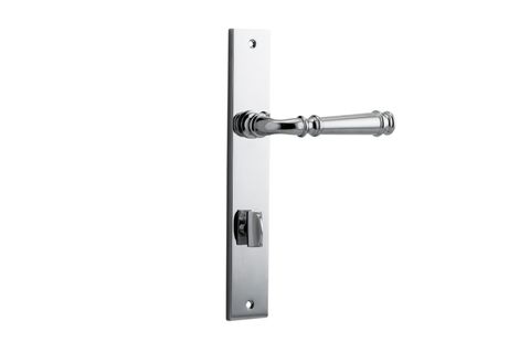 Door TRA11706P85 Lever Verona Rectangular Priv Pc Ctc85mm H240xw38xp59mm