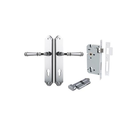 Dr TRA11718KENTR60KT Lvr Vrna Shdred Euro Polished Chrome H240XW50XP59 Ent Kit