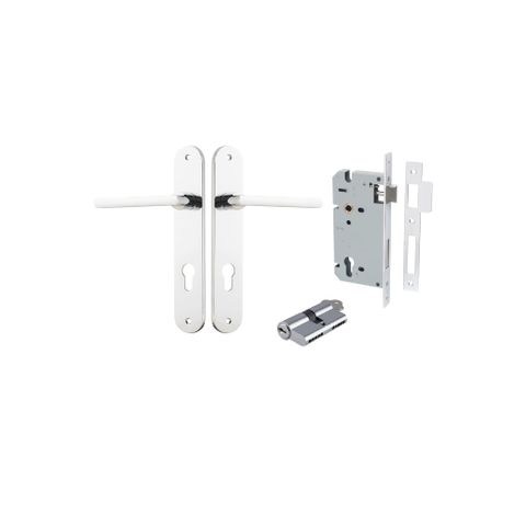 Dr TRA11726KENTR60KK Lvr Btmore Ovl Euro Polished Chrome H240XW40XP55 Entr Kit