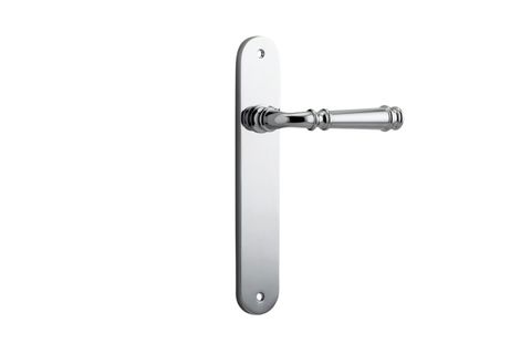 Door TRA11730 Lever Verona Oval Latch Polished Chrome H240xw40xp59mm