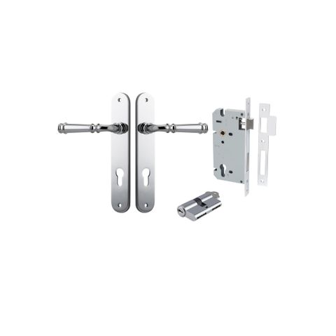 Dr TRA11730KENTR60KK Lvr Vrna Ovl Euro Polished Chrome H240XW40XP59 Entr Kit