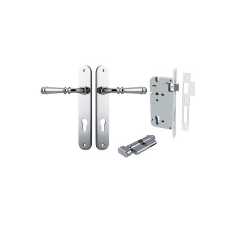 Dr TRA11730KENTR60KT Lvr Vrna Ovl Euro Polished Chrome H240XW40XP59 Entr Kit