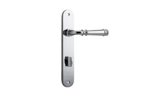 Door TRA11730P85 Lever Verona Oval Privacy Pc Ctc85mm H240xw40xp59mm