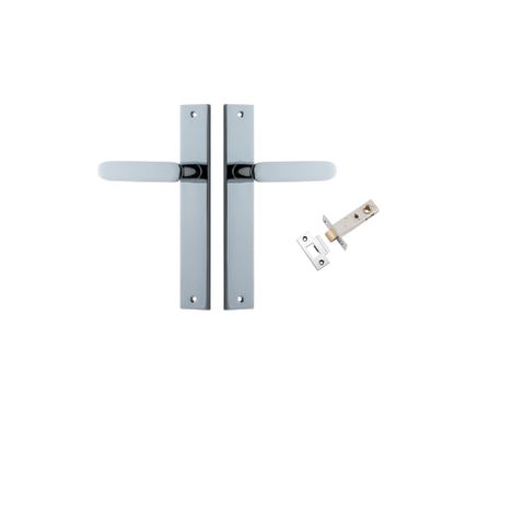 Door TRA11748KPASS60 Lever Bronte Rectangular Polished Chrome L117xp53mm