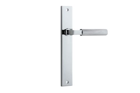 Iver TRA11752 Door Lever Brunswick Rectangular Latch Polished Chrome