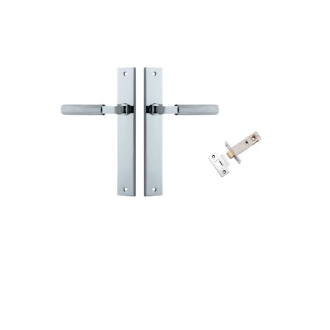 Door TRA11752KPASS60 Lever Brunswick Knurled Rectangular Polished Chrome