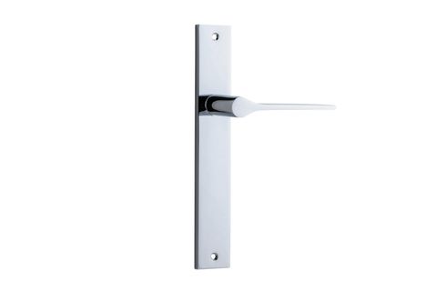 Iver TRA11754 Door Lever Como Rectangular Latch Polished Chrome