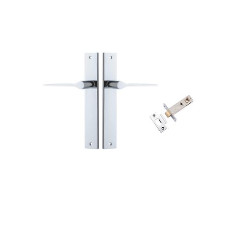 Iver TRA11754KPASS60 Door Lever Como Rectangular Polished Chrome L119xp59mm
