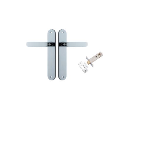 Door TRA11764KPASS60 Lever Bronte Oval Polished Chrome L117xp53mm BPH240XW40