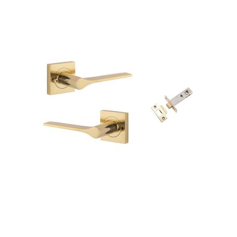 Iver Como Square Rose Privacy Lever Kit W/ Latch
