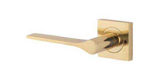 Iver Como Square Rose Privacy Lever Kit W/ Latch