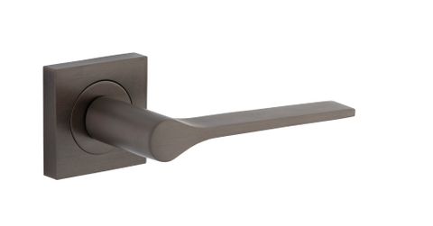 Iver TRA0431 0431 Como Door Lever Square Rose Pair SB