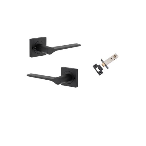 Iver TRA0433KIBPRIV60 Como Door Lever Square Rose Inbuilt Privacy Kit MB