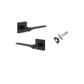 Iver TRA0433KIBPRIV60 Como Door Lever Square Rose Inbuilt Privacy Kit MB