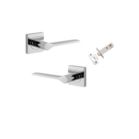 Iver TRA0434KPASS60 Como Door Lever Square Rose Passage Kit PC