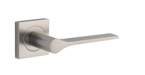 Iver TRA0439 0439 Como Door Lever Square Rose Pair SN