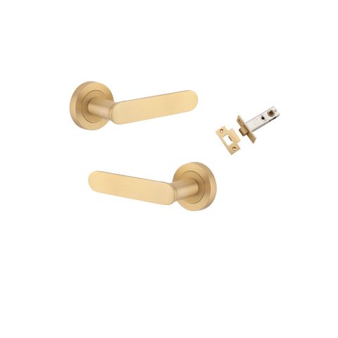 Iver TRA0452KPASS60 Bronte Door Lever Round Rose Passage Kit Bb