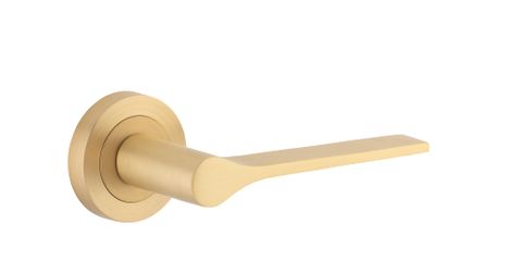 Iver TRA0455 0455 Como Door Lever Round Rose Pair Bb
