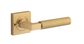Iver TRA0464KIBPRIV60 Berlin Door Lever Square Rose Inbuilt Privacy Kit Bb