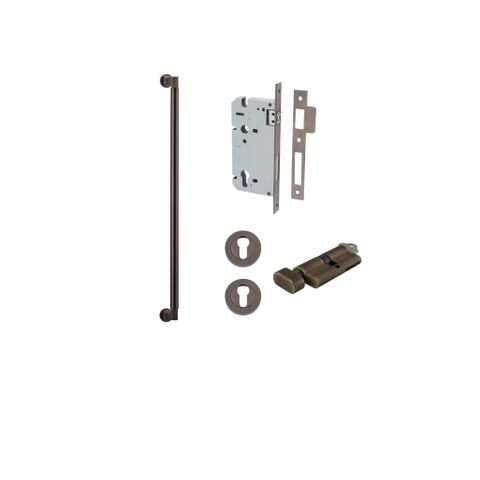 Iver TRA0481KENTR60KT Berlin Pull Handle 600CTC Euro Entry Kit Cyl/Turn SB