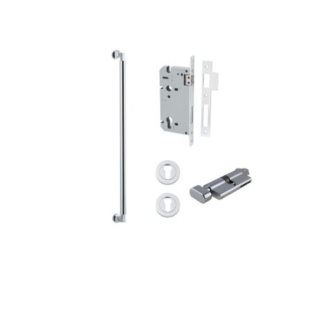 Iver TRA0484KENTR60KT Berlin Pull Handle 600CTC Euro Entry Kit Cyl/Turn PC