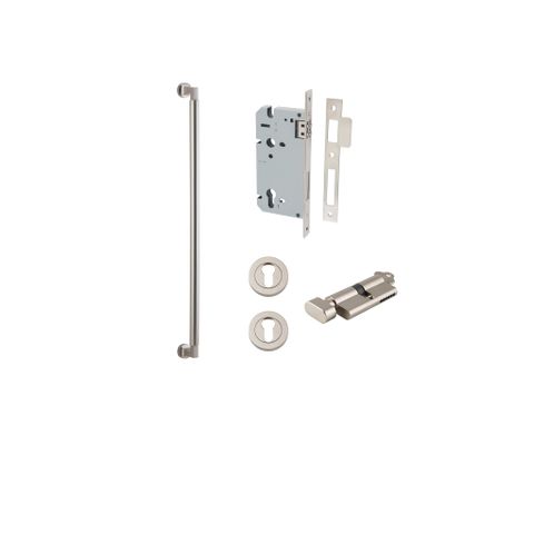 Iver TRA0489KENTR60KT Berlin Pull Handle 600CTC Euro Entry Kit Cyl/Turn SN