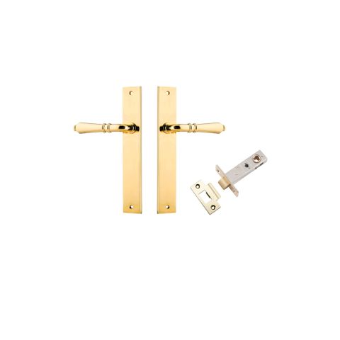 Iver Sarlat Lever Rectangle Plate Furniture Passage Kit W/ Latch
