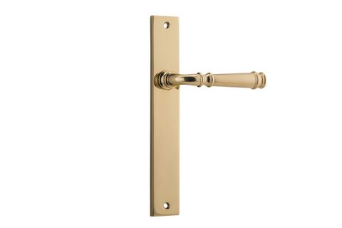 Iver Verona Lever Rectangle Plate Furniture Kit No Latch