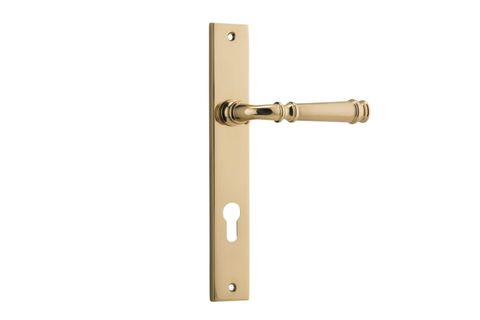 Iver Verona Lever Rectangle Euro Plate Furniture Kit