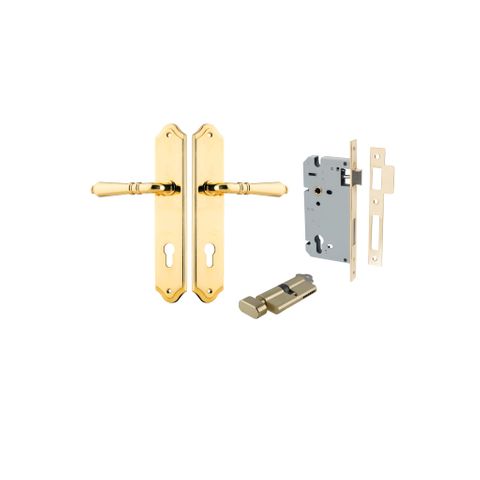 Iver Sarlat Lever Shouldered Plate Furniture Entrance Kit (Key/Turn)
