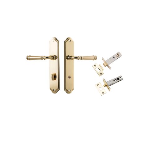 Iver Verona Lever Shouldered Plate Furniture Privacy Kit W/ Latch