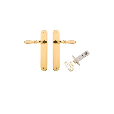Iver Sarlat Lever Oval Plate Furniture Passage Kit No Latch