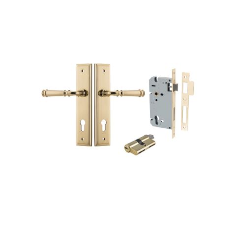 Iver Verona Lever Stepped Plate Furniture Entrance Kit (Key/Key)