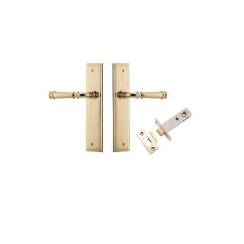Iver Verona Lever Stepped Plate Furniture Passage Kit W/ Latch