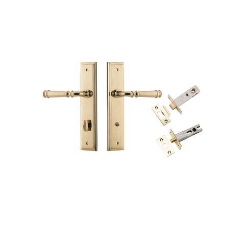 Iver Verona Lever Stepped Plate Furniture Privacy Kit W/ Latch