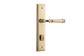 Door TRA10242P85 Lever Verona Stepped Privacy PB Ctc85mm H240xw50xp59mm