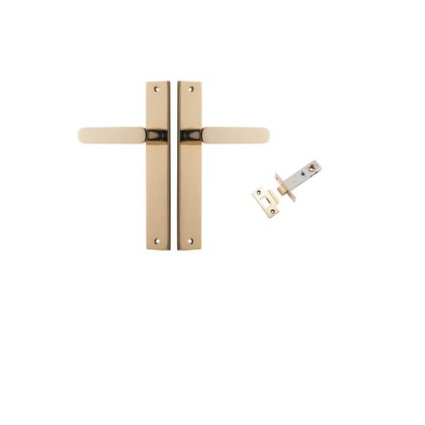 Iver Bronte Lever Rectangle Plate Furniture Passage Kit W/ Latch