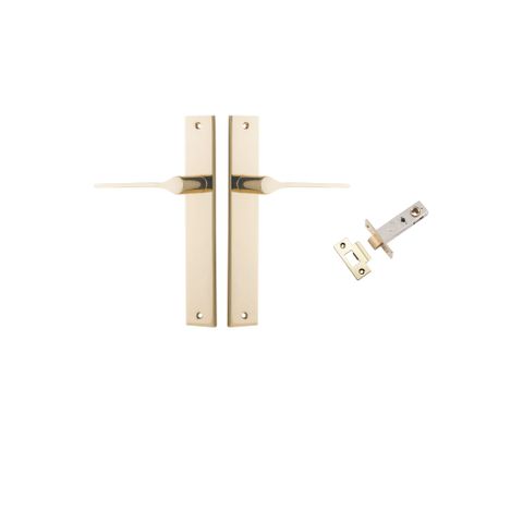 Iver Como Lever Rectangle Plate Furniture Passage Kit W/ Latch
