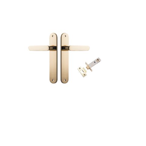 Iver Bronte Lever Oval Plate Furniture Passage Kit No Latch