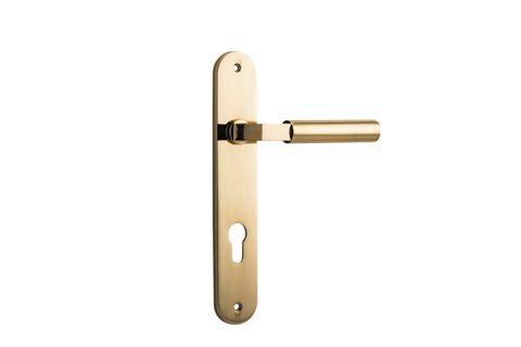 Iver Berlin Lever Oval Euro Plate Furniture Kit
