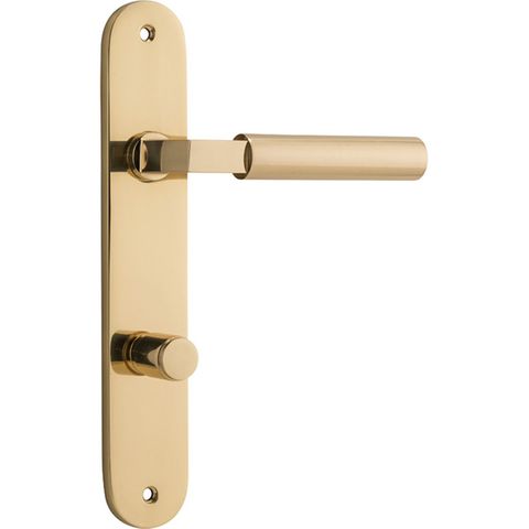 Iver Berlin Lever Oval Plate Furniture Privacy Kit No Latch