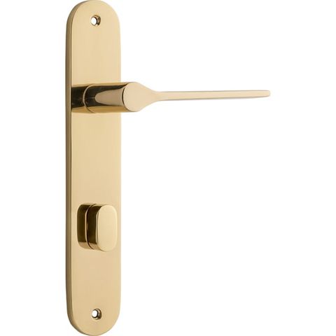 Iver Como Lever Oval Plate Furniture Privacy Kit No Latch
