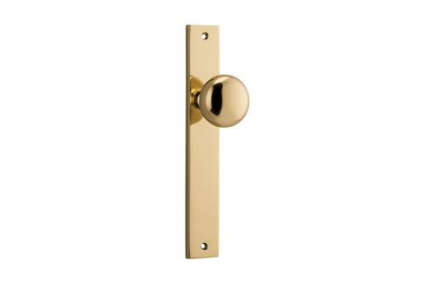 Iver Cambridge Knob Rectangle Plate Furniture Kit No Latch