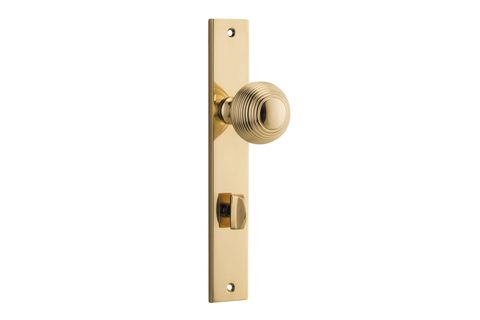 Iver Guildford Knob Rectangle Plate Furniture Privacy Kit No Latch