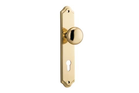 Iver Cambridge Knob Shouldered Euro Plate Furniture Kit