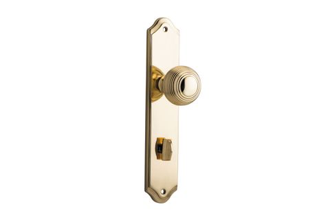Iver Guildford Knob Shouldered Plate Furniture Privacy Kit No Latch